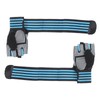 Half Finger Adjustable Cycling ShockAbsorbing Gloves AntiSlip Bicycle Gloves Blue(Blue