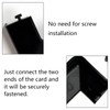 Black Deck Post Base Cover for Railings, 2x2 Inch, 6