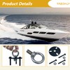 YaBeHo Outboard Engine Lifter Ring Tool with Adapter and Ring