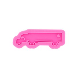 Shiny Glossy Truck Van Keychain Resin Casting Molds Silicone Molds with Hole Cartoon Car Epoxy Resin Craft Silicone Molds Polymer Clay DIY Jewelry Making Silicone Molds Key Ring Pendant Mould Tool