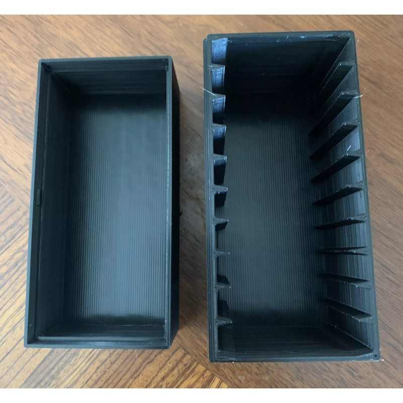 Storage Solutions 3DP Black Storage Box Holds 10x 10 oz