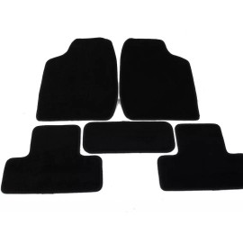 SESHOP BLACK 01-05 HONDA CIVIC SI EP3 5PC SEMI CUSTOM FITMENT FLOOR MAT CARPET JDM MU