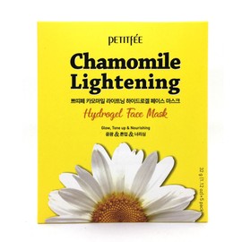 PETITFEE [PETITFEE] Chamomile Lightening Hydrogel Face Mask - 5pcs / Free Gift