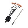 2 Sets Solar Garden Bee Lights IP65 Waterproof 8LEDs Solar