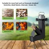Camping Rocket Stove, 9.44"D x 17"W x 22"H, Portable Design,