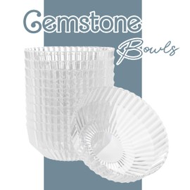 Exquisite Clear Plastic Bowls Disposable - 16 Oz Plastic Bowl 20 Count - Disposable Soup Bowls - Large Plastic Bowls - Heavy Duty Cereal Bowl - Plastic Serving Bowls For Weddings And Parties