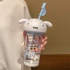 Crayon Shin-chan Straw Cup Water Bottle with Straw Water Bottle