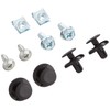 SUZUKI EVERY 99000-99056-12R [DA64V DA64W] Rear Mud Flap Set [Black]