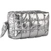 lllyan Quilted Puffy Waterproof Makeup Bag for Women - Large