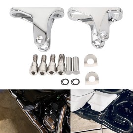 Unbranded Chrome Passenger Foot Peg Mini Mount For Harley Tour Electra Street Glide FLHXS