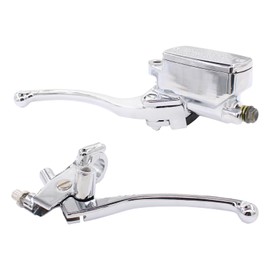 ApplianPar Universal Left and Right Handlebar 7/8 Inch 22mm Hydraulic Brake Control Master Cylinder Clutch Lever for Motorcycle Pit Dirt Bike