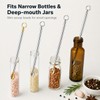 4 Pcs Retractable Mini Scoop Spoons,Tiny Capacity Spoons with Storage