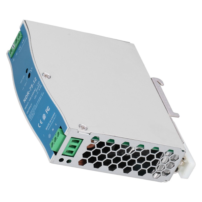 NDR‑75‑12 Industrial Rail Power Supply 6.3A 75.6W Overload Protection Rail