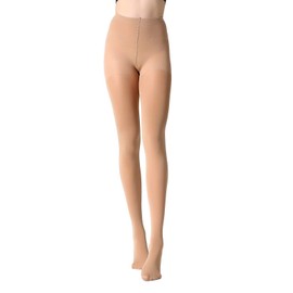 MANZI Women's 1 Pairs Opaque Control-Top Tights 70 Denier Suntan X-Large