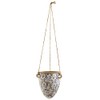 Nearly Natural 2ft. Tuscan Hanging Ceramic Scroll Planter