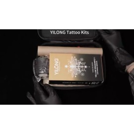 YILONG Wireless Tattoo Pen Machine Kit Complete with 1500mAh Power Supply Ink Needles