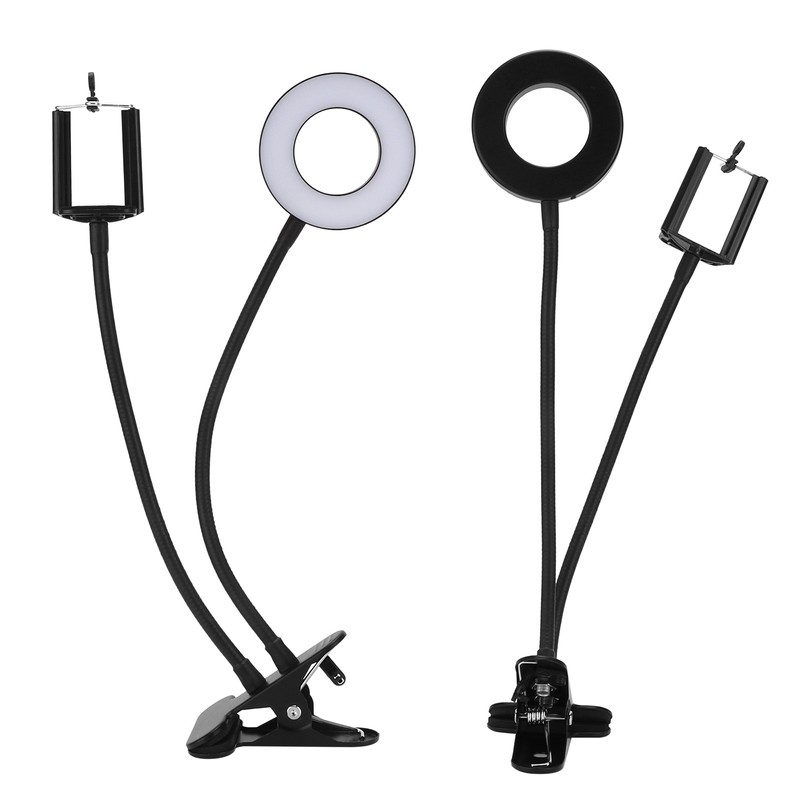 Ring Light 3.5 Inch Selfie Makeup Fill Light Double Bracket