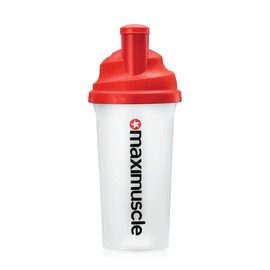 Maximuscle | Original Screw Cap On The Go Protein Shaker for Working Out | Pro-Athletes Reusable Bottle with Easy-Pour Opening - 700ml