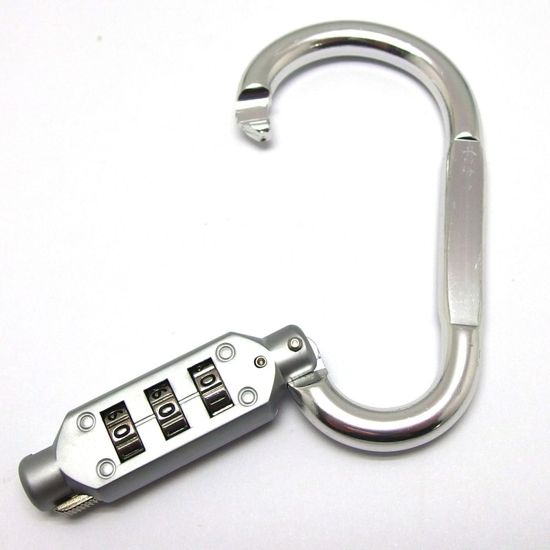 Contec Dial Lock D Lock Silver Medium