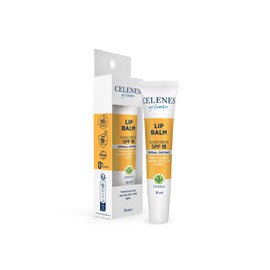 Celenes by Sweden Pflanzlicher Sonnenschutz SPF 15 Lippenbalsam (2er-Pack), 10 ml - Feuchtigkeitsspendende und schützende Lippenpflege für alle Hauttypen