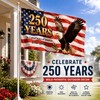 American Flag Eagle Banner for Decoration – Foldable Polyester Flag