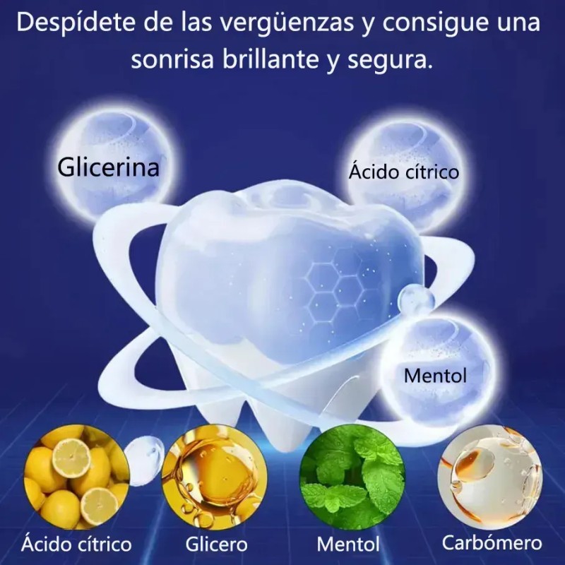 Tiras Blanqueadoras Dentales Zeravino de 28 Unidades con Sabor a