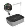 GRIRIW Continuous Water Circulation Automatic Parrot Bath Tub for Parakeets