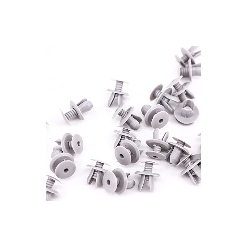 50Pcs Plastic Rivets Clips Bumper Trim Panel Lining Clips for