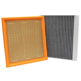 Engine Air Filter & Cabin Air Filter Combo Set for 2015-2025 Ford F150 2.7L 3.0L 3.3L 3.5L 5.0L, 2018-2024 Ford Expedition Lincoln Navigator Replace# 7C3Z-9601-A FL3Z19N619A FP79 FA1883