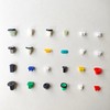 200 Pcs Mixed Auto Car Nylon License Plate Screw Inserts