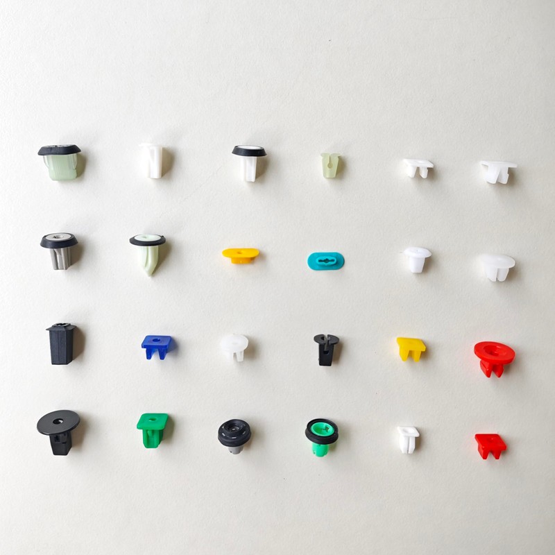 200 Pcs Mixed Auto Car Nylon License Plate Screw Inserts