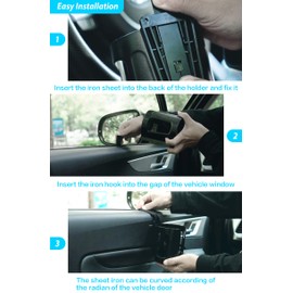 LITTLEMOLE - 2 soportes grandes para puerta de coche, reposabrazos de vehículo para casi cualquier tamaño de botella o lata