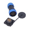 IP68 Waterproof Power Connector Male Female Square 4 Hole Aviation