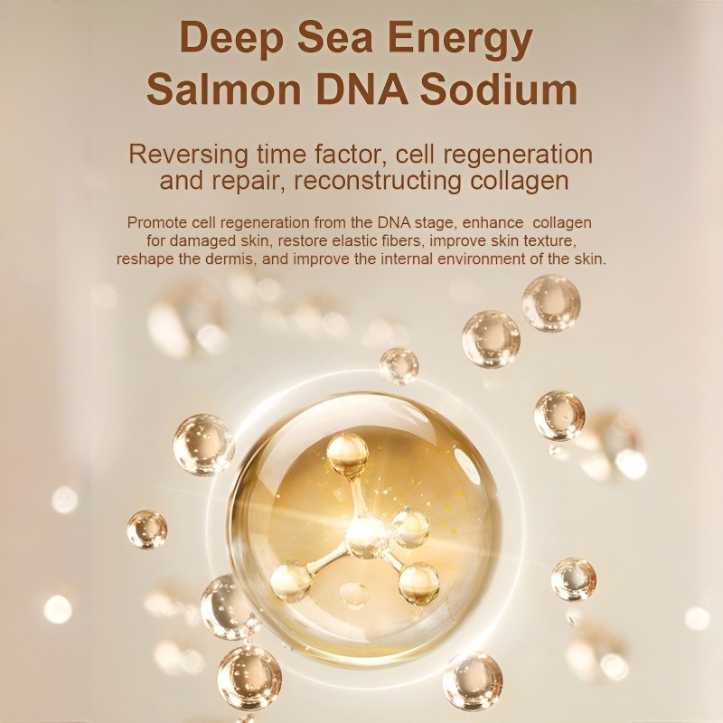 Golden Salmon Water Light Kinetic Energy Cell Liquid Essence Moisturizing