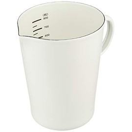 Pearl Metal Measuring Cup White 800ml Enamel Measuring Cup Blanc Kitchen HB-4435