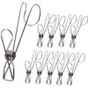 ASK Stainless Steel Clips with Hooks, 3.5 inches (9 cm),