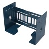 Retractable Book Ends Blue Sturdy Durable High Stability Retractable Elegant