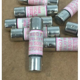 ECONOMY LOT OF 10 ECON MEQ7 TIME DELAY 7A 500V FUSE