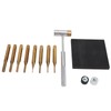 Brass Punch Set Porous Structure Detachable Ends 8 Different Sizes