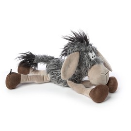SIGIKID 42816 Don Donkey BeastsTown Donkey Donkey for Girls Boys and Adults Cuddly Toy Recommended from 3 Years Grey/Brown/Donkey