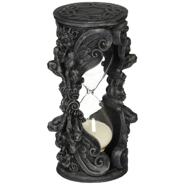 Design Toscano Gothic Grains of Time Gargoyle Hourglass
