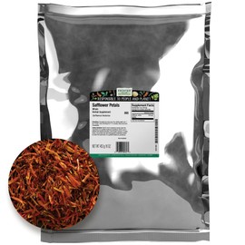 Frontier Co-op Safflower Petals Whole, Kosher | 1 lb. Bulk Bag | Carthamus tinctorius L.