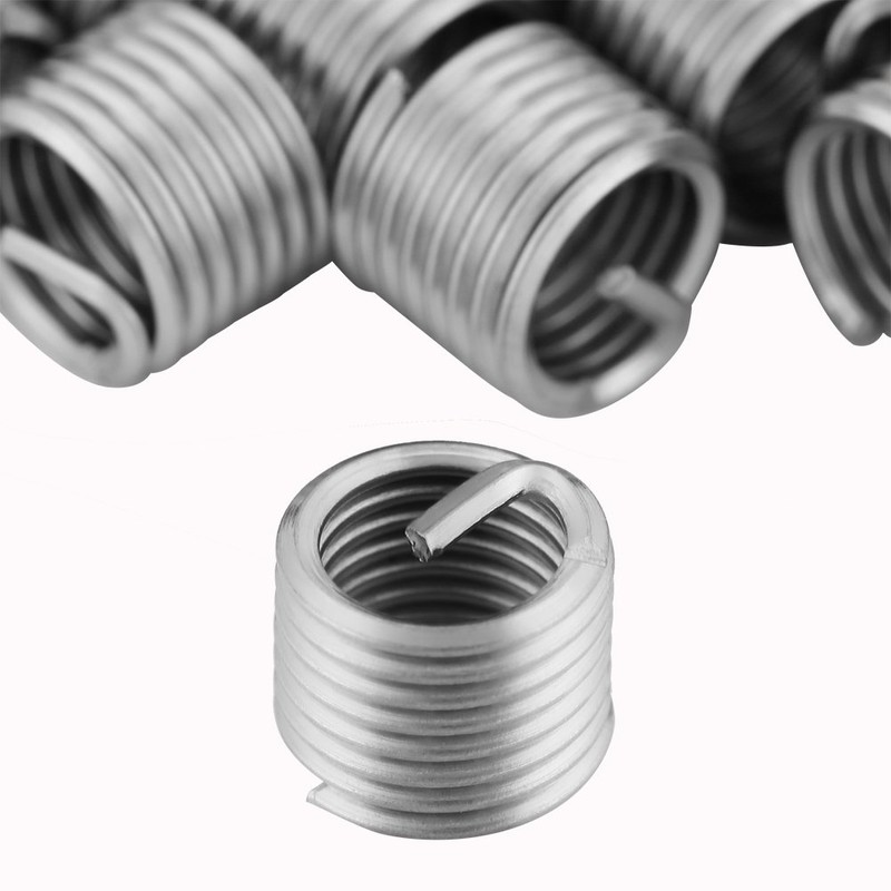 50 piezas M8 insertos de hilo de acero inoxidable alambre