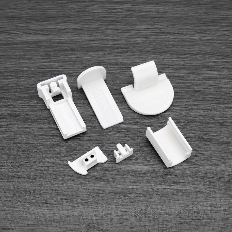 Create idea 2Sets Pleated Blind Replacement Set Clamp Support Pleated