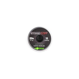 Korda Hybrid Stiff Coated Braid Hooklink: Weed Green