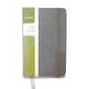 Eccolo World Traveler Grey Colored Soho Journal Faux Leather