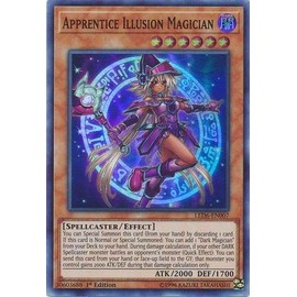 Apprentice Illusion Magician - LED6-EN007 - Super Rare - 1st Edition