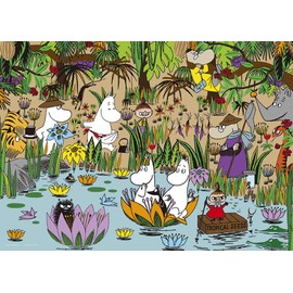 MOOMIN Jungle Moomin Valley 500 Piece Jigsaw Puzzle (15.0 x 20.9 inches (38 x 53 cm)