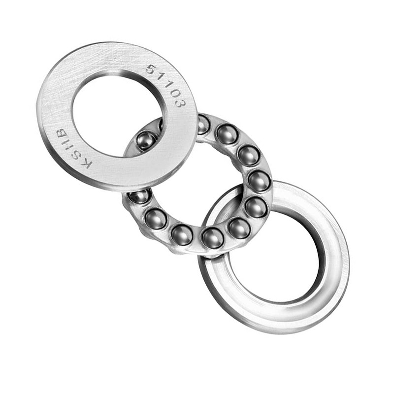 sourcing map 51103 Thrust Ball Bearings 17mm x 30mm x