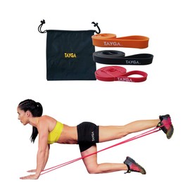 Tayga Set 3 Bandas Resistencia largas Power Loops Pull ups